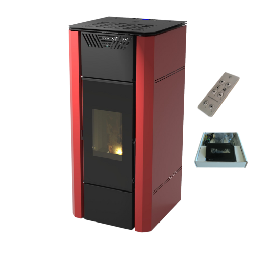 Termostufa Idro GRETA 32 28,55 Kw con Doppia Combustione - 4 stelle