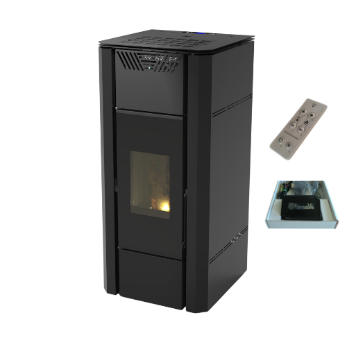 Termostufa Idro GRETA 32 28,55 Kw con Doppia Combustione - 4 stelle