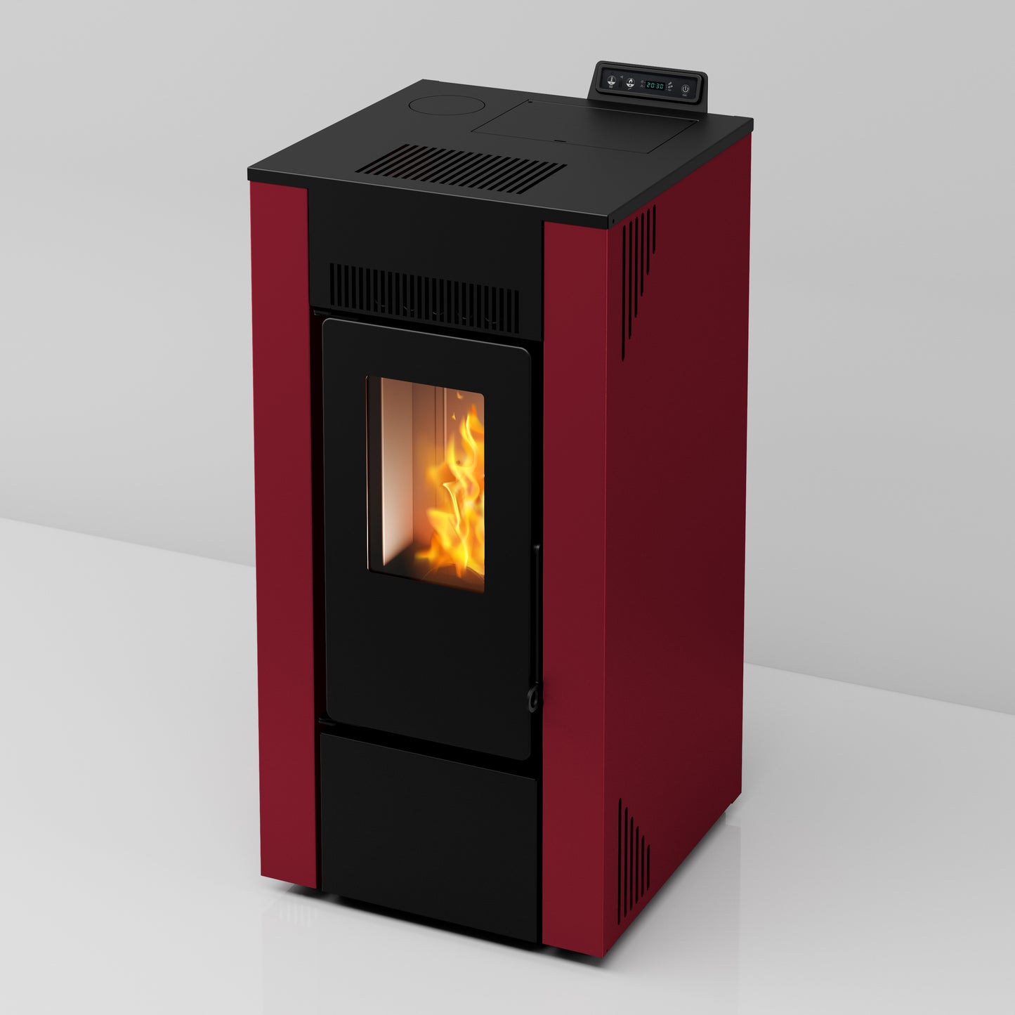 Stufa a Pellet Ventilata ALIDA 9 Stagna Potenza 8,74 Kw, 4 stelle, Programmabile e Silenziosa