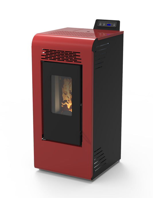 Stufa a Pellet Ventilata LUISA 9 Potenza 7,92 Kw, 4 stelle, Programmabile e Silenziosa