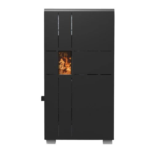 Stufa a Pellet Ventilata Slim Elena 5 Kw - 4 Stelle 27 cm di profondità
