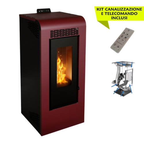 GIULIA 10 CANALIZZATA 10,26 Kw + Accessori - Stufe Italiane