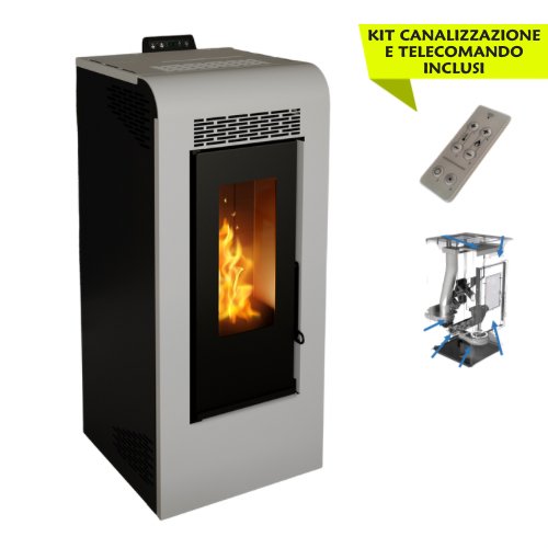 GIULIA 12 CANALIZZATA 11,61 Kw + Accessori - Stufe Italiane