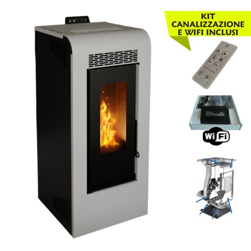 GIULIA 12 CANALIZZATA 11,61 Kw + Accessori - Stufe Italiane