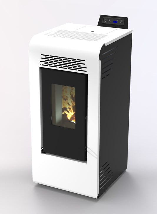 Stufa a Pellet Ventilata LUISA 9 Potenza 7,92 Kw, 4 stelle, Programmabile e Silenziosa