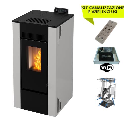 ALIDA 9 STAGNA 8,74 Kw + Accessori - Stufe Italiane