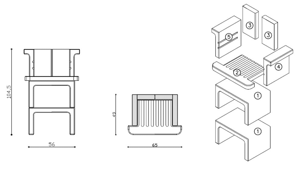 Barbecue In Muratura CUBA Linea VZ - Kit Fai Da Te Per Montaggio Facile (4 Persone) - Griglia Cromata 3 Livelli - Foto 13